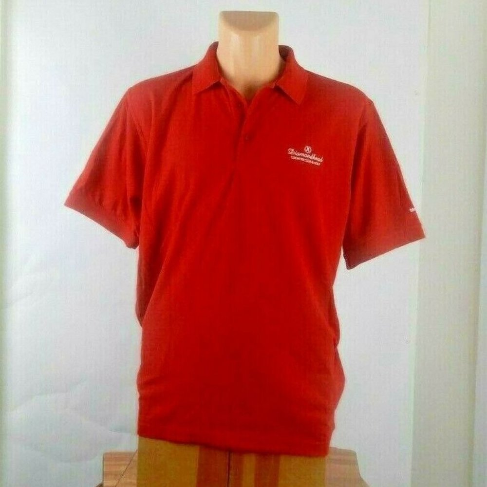 Rivers End Diamondhead Red 3 button Polo Sz XL